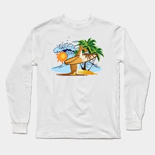 Kanggoroo Beach Long Sleeve T-Shirt